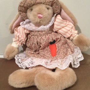 NWOT Mini Lop Bunny all Dressed Up